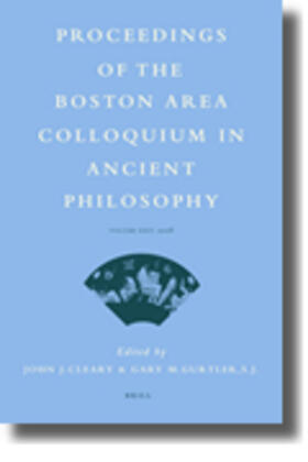 Cleary / Gurtler |  Proceedings of the Boston Area Colloquium in Ancient Philosophy | Buch |  Sack Fachmedien