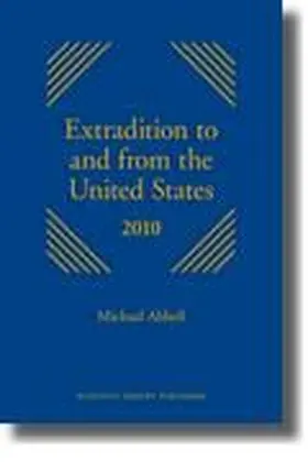 Abbell |  Extradition to and from the United States 2010 | Buch |  Sack Fachmedien