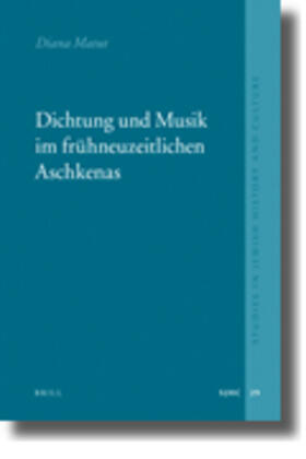Matut |  Dichtung Und Musik Im Frühneuzeitlichen Aschkenas | Buch |  Sack Fachmedien