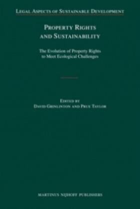 Grinlinton / Taylor |  Property Rights and Sustainability | Buch |  Sack Fachmedien