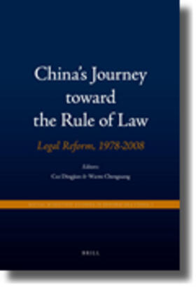 Cai / Wang / G Davis |  China's Journey Toward the Rule of Law | Buch |  Sack Fachmedien