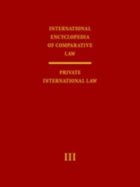 Zweigert / Drobnig |  International Encyclopedia of Comparative Law, Volume III (2 Vols) | Buch |  Sack Fachmedien