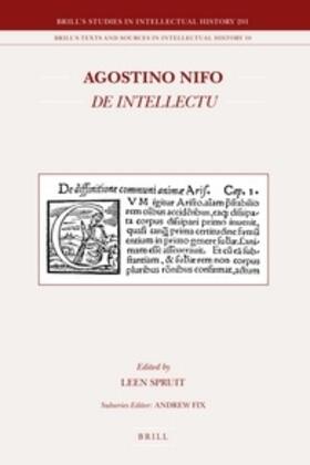 Spruit |  Agostino Nifo de Intellectu | Buch |  Sack Fachmedien