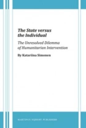 Simonen |  The State Versus the Individual | Buch |  Sack Fachmedien