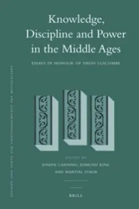  Knowledge, Discipline and Power in the Middle Ages | Buch |  Sack Fachmedien