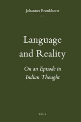 Bronkhorst |  Language and Reality | Buch |  Sack Fachmedien