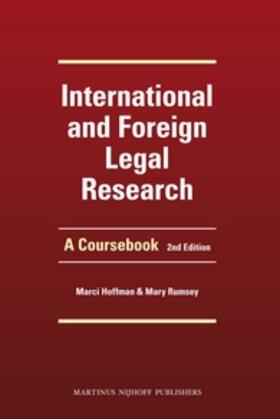 Hoffman / Rumsey |  International and Foreign Legal Research | Buch |  Sack Fachmedien