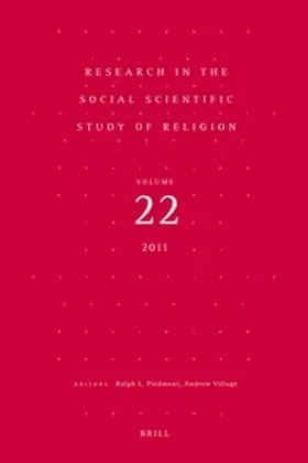 Piedmont / Village |  Research in the Social Scientific Study of Religion, Volume 22 | Buch |  Sack Fachmedien