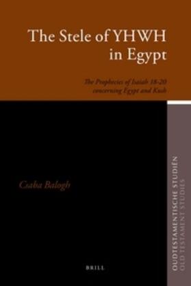 Balogh |  The Stele of Yhwh in Egypt | Buch |  Sack Fachmedien