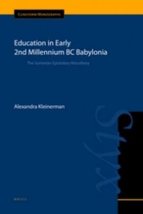 Kleinerman |  Education in Early 2nd Millennium BC Babylonia | Buch |  Sack Fachmedien