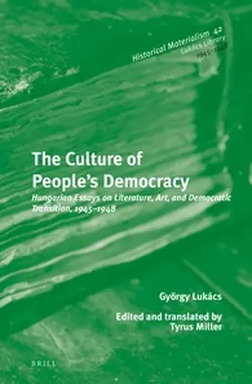 Lukács / Miller |  The Culture of People's Democracy | Buch |  Sack Fachmedien