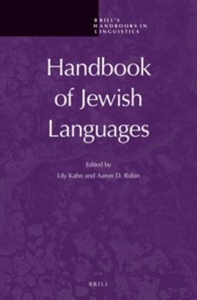 Kahn / Rubin |  Handbook of Jewish Languages | Buch |  Sack Fachmedien