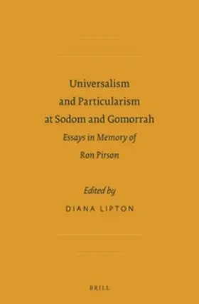 Lipton | Universalism and Particularism at Sodom and Gomorrah | Buch | 978-90-04-21984-7 | sack.de