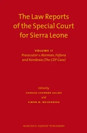 Jalloh / Meisenberg |  The Law Reports of the Special Court for Sierra Leone (2 Vols.) | Buch |  Sack Fachmedien