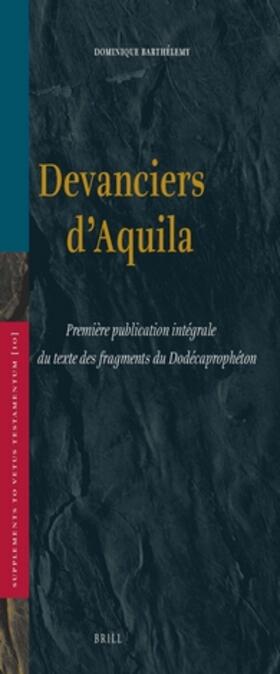 Barthélemy |  Devanciers d'Aquila | Buch |  Sack Fachmedien