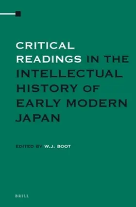 Boot |  Critical Readings in the Intellectual History of Early Modern Japan (2 Vols. Set) | Buch |  Sack Fachmedien