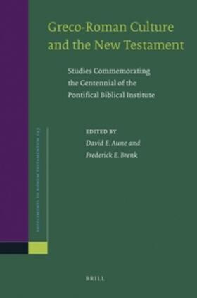 Aune / Brenk |  Greco-Roman Culture and the New Testament | Buch |  Sack Fachmedien