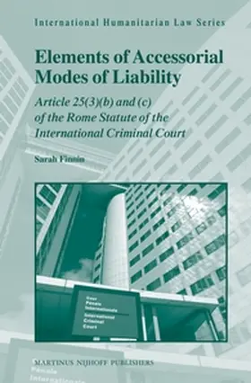 Finnin |  Elements of Accessorial Modes of Liability | Buch |  Sack Fachmedien