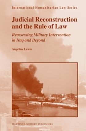 Lewis |  Judicial Reconstruction and the Rule of Law | Buch |  Sack Fachmedien