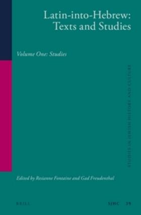 Fontaine / Freudenthal |  Latin-Into-Hebrew: Texts and Studies | Buch |  Sack Fachmedien