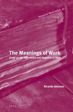 Antunes |  The Meanings of Work | Buch |  Sack Fachmedien