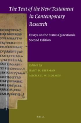 Ehrman / Holmes |  The Text of the New Testament in Contemporary Research | Buch |  Sack Fachmedien