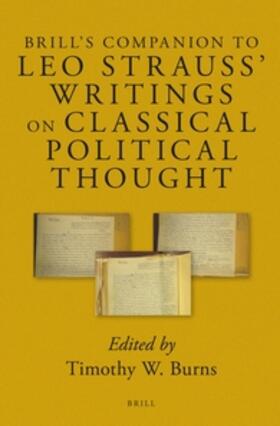  Brill's Companion to Leo Strauss' Writings on Classical Political Thought | Buch |  Sack Fachmedien