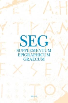 Chaniotis / Corsten / Papazarkadas |  Supplementum Epigraphicum Graecum, Volume LIX (2009) | Buch |  Sack Fachmedien