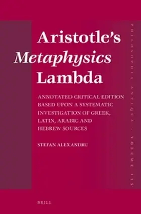 Alexandru |  Aristotle's Metaphysics Lambda | Buch |  Sack Fachmedien