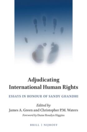 Green / Waters |  Adjudicating International Human Rights | Buch |  Sack Fachmedien