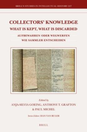 Collectors’ Knowledge: What Is Kept, What Is Discarded / Aufbewahren oder wegwerfen: wie Sammler entscheiden | Buch | 978-90-04-26214-0 | sack.de