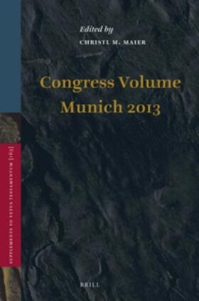 Maier |  Congress Volume Munich 2013 | Buch |  Sack Fachmedien