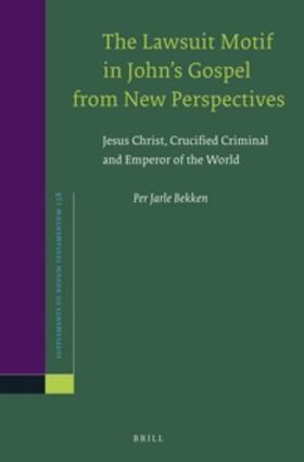 Bekken |  The Lawsuit Motif in John's Gospel from New Perspectives | Buch |  Sack Fachmedien