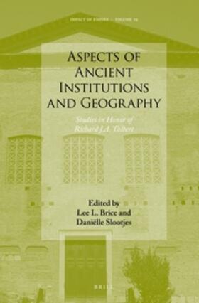 Brice / Slootjes |  Aspects of Ancient Institutions and Geography | Buch |  Sack Fachmedien