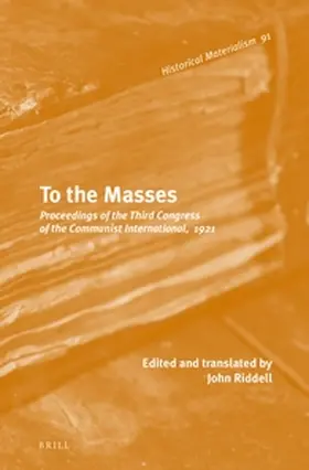 Riddell |  To the Masses | Buch |  Sack Fachmedien