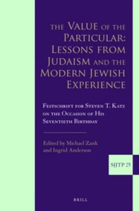 Zank / Anderson |  The Value of the Particular: Lessons from Judaism and the Modern Jewish Experience | Buch |  Sack Fachmedien