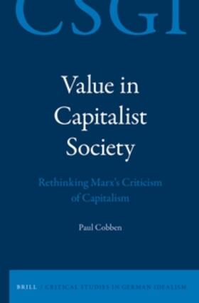Cobben |  Value in Capitalist Society | Buch |  Sack Fachmedien