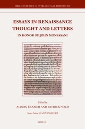  Essays in Renaissance Thought and Letters | Buch |  Sack Fachmedien