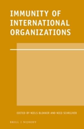  Immunity of International Organizations | Buch |  Sack Fachmedien