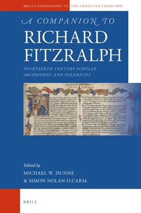 Dunne / Nolan |  A Companion to Richard Fitzralph | Buch |  Sack Fachmedien
