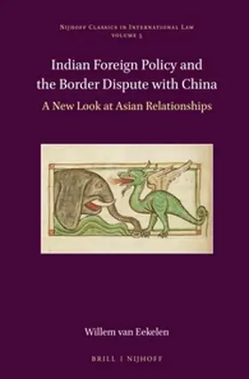 Eekelen |  Indian Foreign Policy and the Border Dispute with China | Buch |  Sack Fachmedien