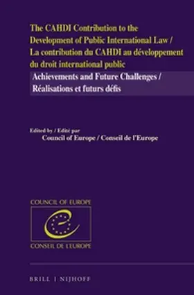  The Cahdi Contribution to the Development of Public International Law / La Contribution Du Cahdi Au Développement Du Droit International Public | Buch |  Sack Fachmedien