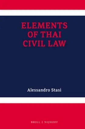 Stasi |  Elements of Thai Civil Law | Buch |  Sack Fachmedien