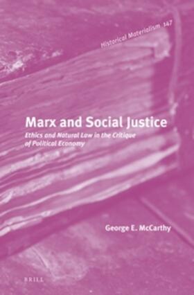 McCarthy |  Marx and Social Justice | Buch |  Sack Fachmedien