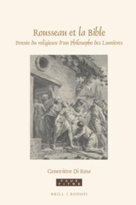 Di Rosa |  Rousseau Et La Bible | Buch |  Sack Fachmedien