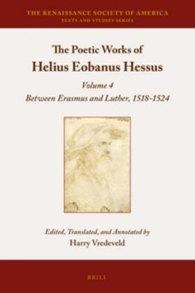 Vredeveld |  The Poetic Works of Helius Eobanus Hessus | Buch |  Sack Fachmedien