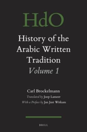 Brockelmann |  History of the Arabic Written Tradition Volume 1 | Buch |  Sack Fachmedien