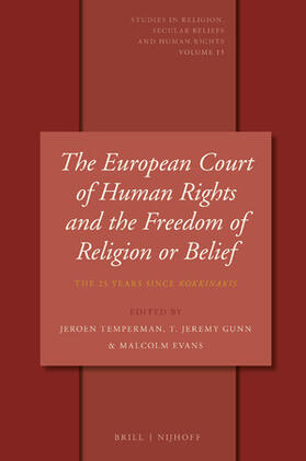 Temperman / Gunn / Evans |  The European Court of Human Rights and the Freedom of Religion or Belief | Buch |  Sack Fachmedien