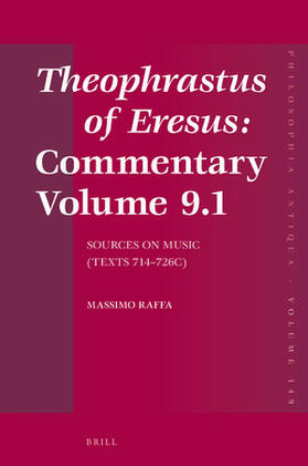 Raffa |  Theophrastus of Eresus: Commentary Volume 9.1 | Buch |  Sack Fachmedien