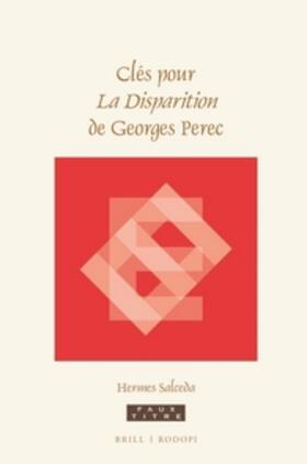 Salceda |  Clés Pour La Disparition de Georges Perec | Buch |  Sack Fachmedien